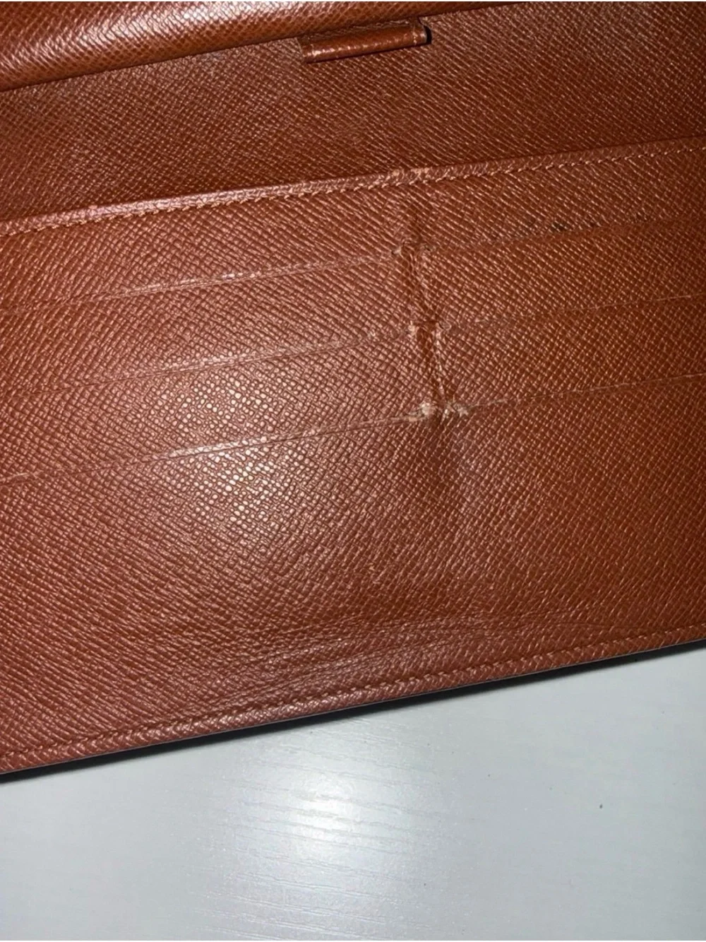 Louis Vuitton Monogram Continental Wallet in Brown and Gold
